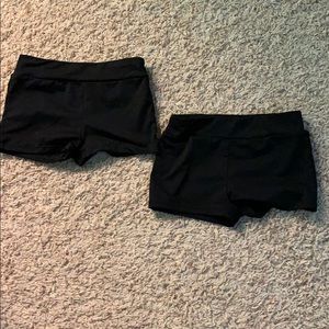 a pack of 2 athletic shorts